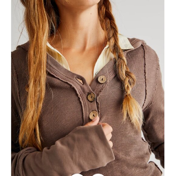 We the Free Adventurer Hoodie, Espresso Martini - Picture 3 of 9